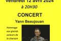 Concert Yann Beaujouan